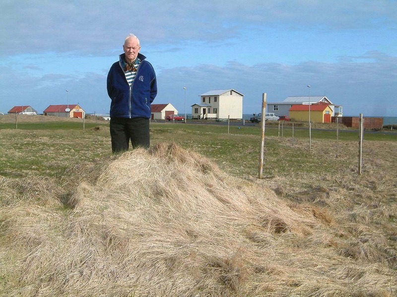 Siguður Gíslason hjá Þórkötlustaðadys