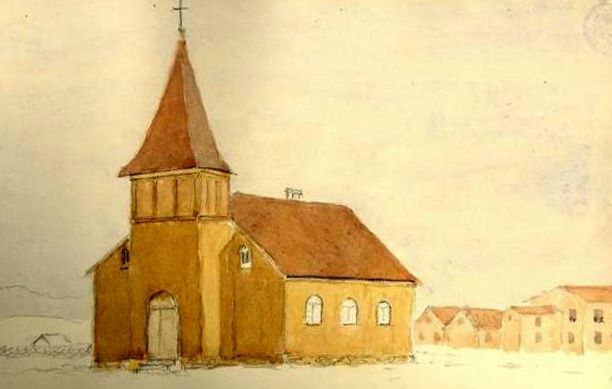 Grindavíkurkirkja um 1923
