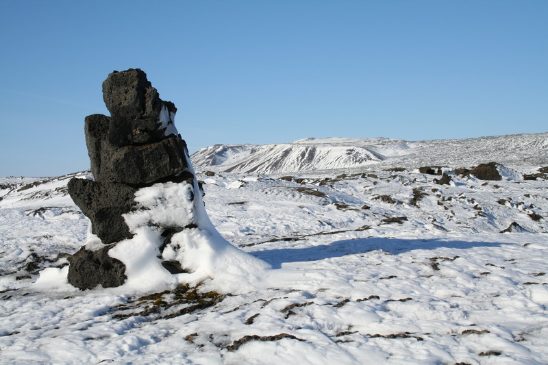 Varða á Neðri-Selstígnum Varða