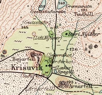Krýsuvík - höfuðbólið - 1910