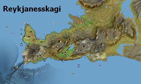 Reykjanesskaginn og Reykjaneshryggurinn