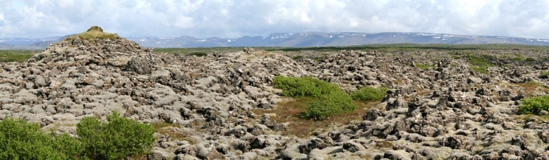 Nesjar og Lönd - Másbúðarhólmi efts t.v. - loftmynd Nesjar