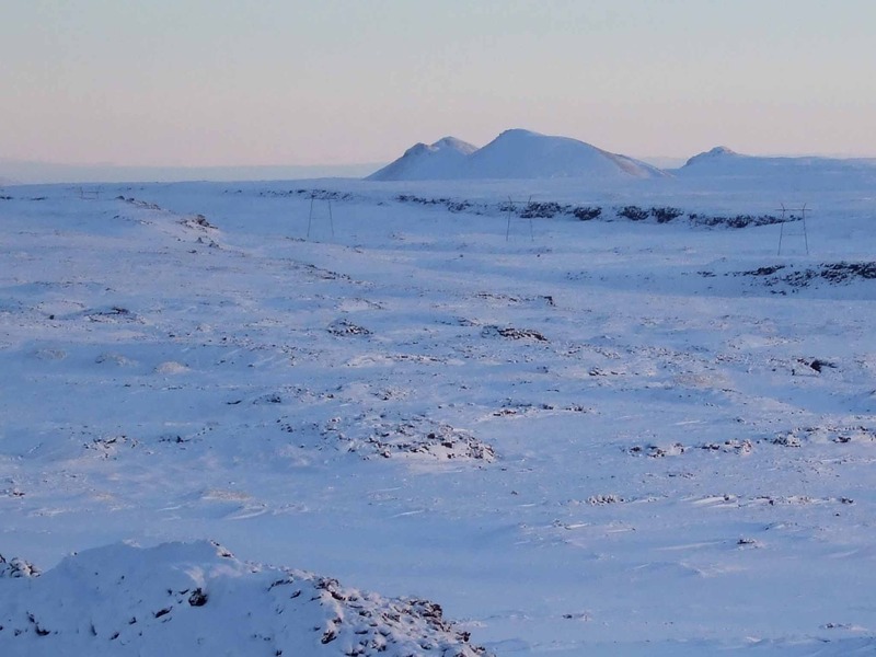 Haugsvörðugjá og Haugur - Þórðarfell fjær