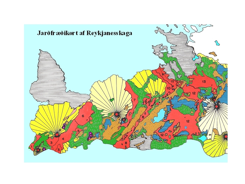 Reykjanes Peninsula Geological Map